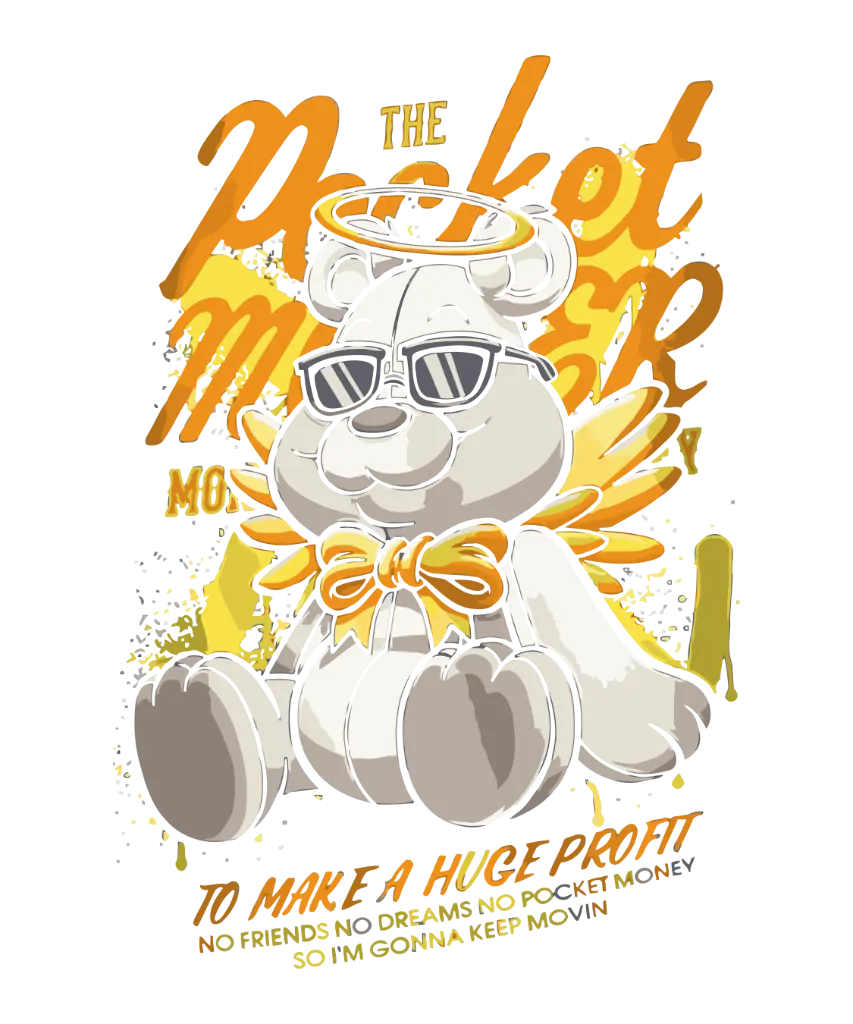 Oversized T-Shirt – “Profit Bear” 