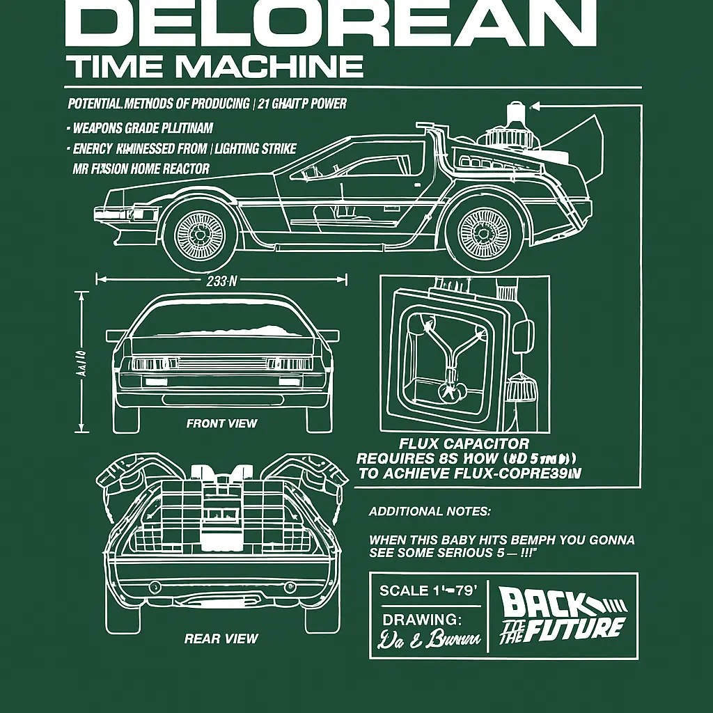 Oversized T-Shirt – DeLorean