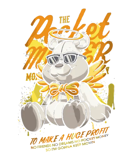 Oversized T-Shirt – “Profit Bear” 