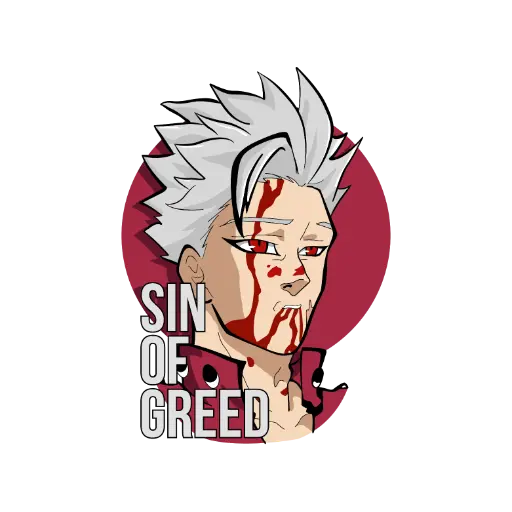 Oversized T-Shirt – “Sin of Greed (Ban)”